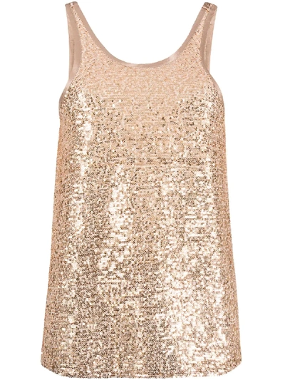 Altea Sequin Embellished Waistcoat In Neutrals