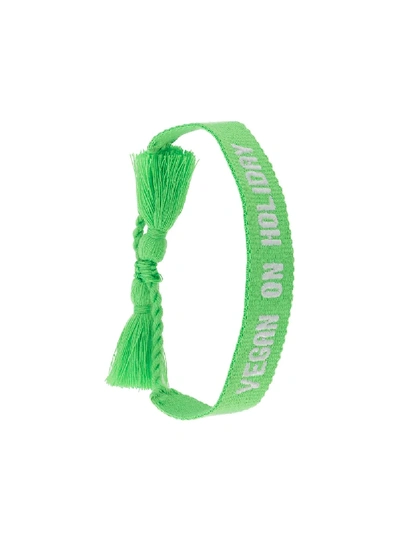 Mc2 Saint Barth Vegan On Holiday Bracelet In Green