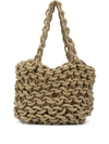 Alienina Woven Rope Tote Bag In Neutrals