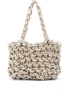 Alienina Woven Rope Tote Bag In Neutrals
