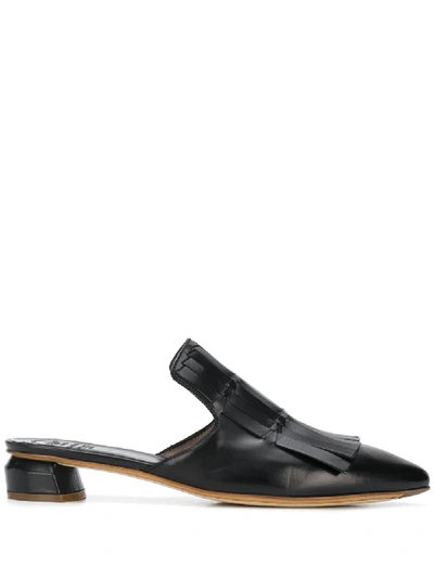 Officine Creative Sauvanne Mules In Black ModeSens