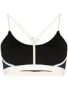 Ernest Leoty Corset Stretch Sports Bra In Black