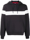 FAY BLOCK STRIPE HOODIE