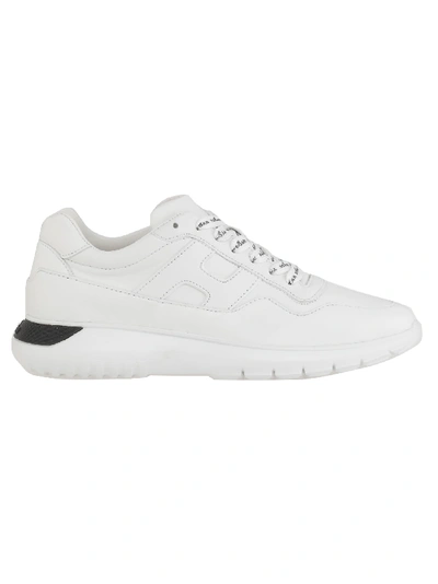 Hogan 30mm H371 Interactive3 Leather Sneakers In White