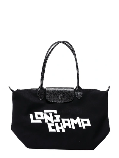 Longchamp Le Pliage Handbag In Black