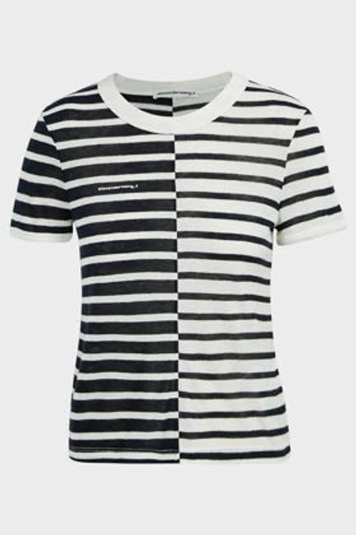 Alexander Wang T Mixed-stripes T-shirt