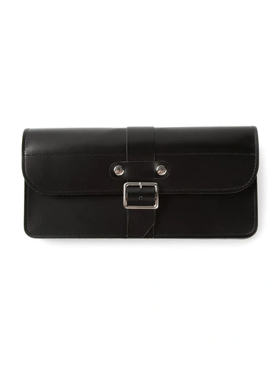 Comme Des Garçons Buckled Wallet In Black