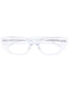 Ambush Clear Slim Square Optical Glasses In White