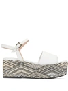 MADISON.MAISON WOVEN LEATHER 50MM WEDGE