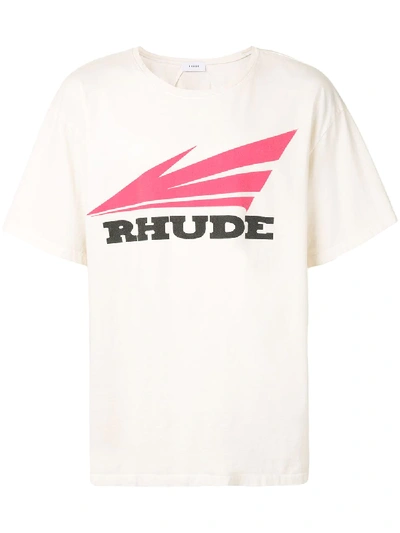 Rhude Rhonda 2 Layered T-shirt In White