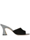 MADISON.MAISON 90MM COLOUR-BLOCK MULES