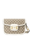 Gucci 1955 Horsebit Shoulder Bag In Beige