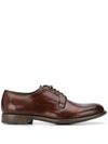 DOUCAL'S DOUCAL'S MEN'S BROWN LEATHER LACE-UP SHOES,DU2390MARTUF063MM04 40