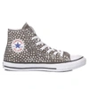 CONVERSE CONVERSE WOMEN'S GREY CANVAS HI TOP SNEAKERS,MIM152 13