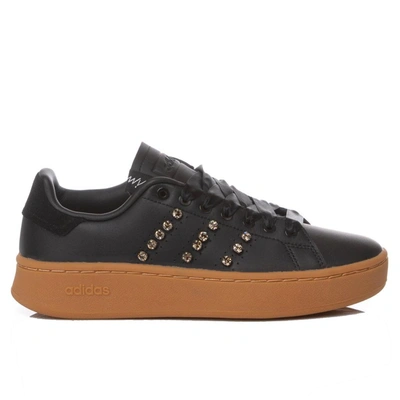 Adidas Originals Adidas Women's Black Leather Sneakers