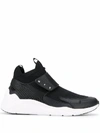 MCQ BY ALEXANDER MCQUEEN BLACK SLIP ON SNEAKERS,568648R26711000