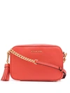 MICHAEL KORS MICHAEL KORS WOMEN'S ORANGE LEATHER SHOULDER BAG,32F7GGNM8L665 UNI