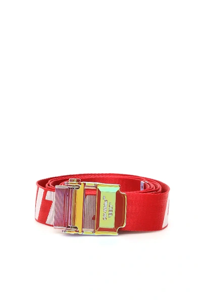 Off-white 2.0 Industrial Belt In Red,white
