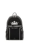 DOLCE & GABBANA DOLCE & GABBANA CROWN LOGO BACKPACK