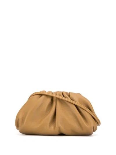 Bottega Veneta Mini Pouch Crossbody Bag In Brown