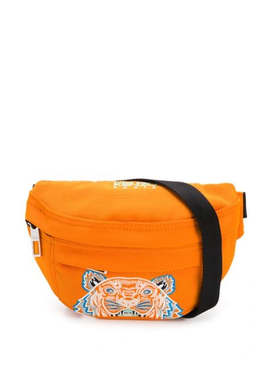 Kenzo Kampus Tiger Belt Bag In Orange