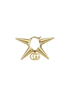 GUCCI 18KT YELLOW GOLD GG RUNNING SINGLE EARRING