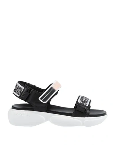 Prada Sandals In Black