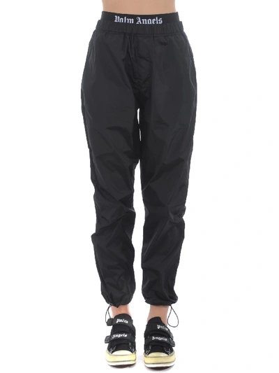 Palm Angels Trousers In Nero