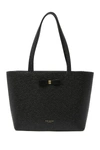 Ted Baker Jessica Leather Tote In Black