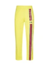 PALM ANGELS PALM ANGELS STRIPED PANEL LOGO TRACK PANTS