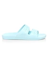 Freedom Moses Double Strap Slide Sandals In Virgin