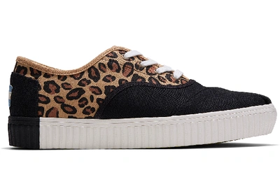 Toms Leopard Canvas Cordones Sneakers Fur Damen - Grösse Eu 37.5