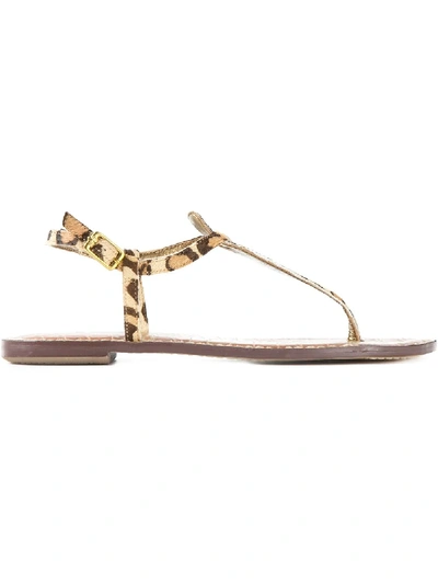 Sam Edelman 'gigi' Leopard Print Sandals In Neutrals