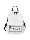 VERSACE TWO-TONE LOGO BACKPACK,0400012442037