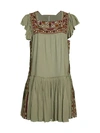 FREE PEOPLE DAY GLOW MINI DRESS,0400012585185