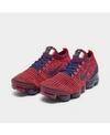 Nike Men's Air Vapormax Flyknit 3 Running Sneakers From Finish Line In Red