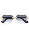 Dita Eyewear Grand-evo One Square-frame Sunglasses In Black
