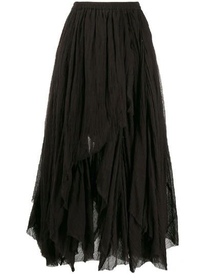 Mes Demoiselles Pleated Skirt In Black