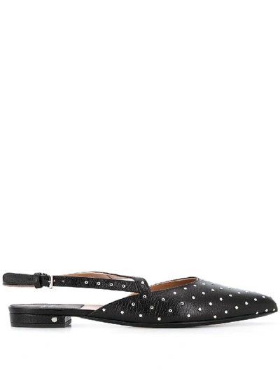 Laurence Dacade Anael Ballet Flats In Black Leather