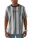 GUESS MEN'S PARTY STRIPED T-SHIRT