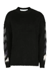 OFF-WHITE MOHAIR-WOOL SWEATER,11360761