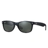 Ray Ban Sunglasses Unisex New Wayfarer Classic - Black Frame Green Lenses 52-18 In Black