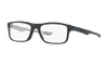 Oakley Metalink 55mm Rectangular Optical Glasses In Black