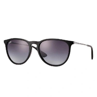 Ray Ban Erika Classic Sunglasses Black Frame Grey Lenses 54-18