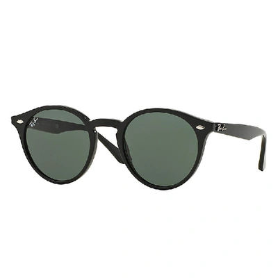 RAY BAN RB2180 SUNGLASSES BLACK FRAME GREEN LENSES 49-21