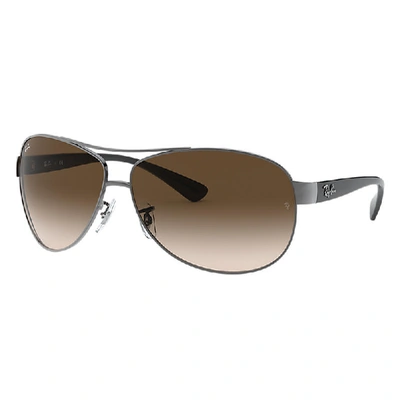 Ray Ban Rb3386 Sunglasses Black Frame Brown Lenses 67-13