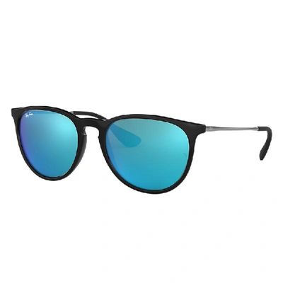 Ray Ban Erika Color Mix Sunglasses Gunmetal Frame Blue Lenses 54-18