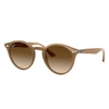 Ray Ban Rb2180 Sunglasses Light Brown Frame Brown Lenses 51-20 In Light Brown