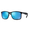 Ray Ban Rb4263 Chromance Sunglasses Black Frame Blue Lenses Polarized 55-18 In Black