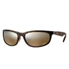 Ray Ban Rb4265 Chromance Sunglasses Tortoise Frame Brown Lenses Polarized 62-19 In Tortoise